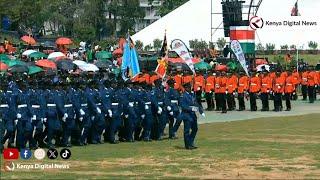 Watch Spectacular Display of KDF colour officers parade during Jamhuri Day 2024 celebrations!!