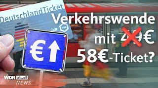 Deutschlandticket: Das Fahren mit der Bahn wird teurer | WDR Aktuelle Stunde