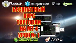 БЕСПЛАТНЫЙ КУРС ТОРГОВЛИ НА MT4. УРОК 1