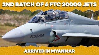 MYANMAR AIR FORCE Gets its 2nd Batch of 6 Upgraded FTC-2000G Jets