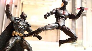 Batman Vs Marvel Daredevil Battle ft Spiderman - Batman Stop Motion Action Video Part 1 Movie w Toys