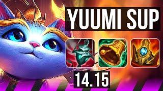 YUUMI & Lucian vs SENNA & Smolder (SUP) | 75% winrate, 1/4/30 | EUNE Diamond | 14.15