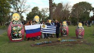 Uruguay’s Russian community prepares for World Cup game