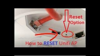 How to factory reset or Heard reset a Ubiquiti Unifi AP!