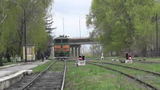 3TE10 at Ungheni train station, Moldova