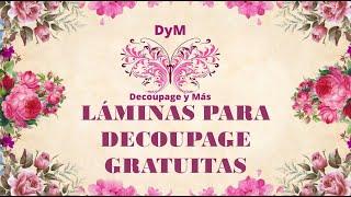 LAMINAS DECOUPAGE PARA DESCARGAR GRATIS