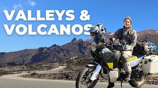 Volcano Views and Scenic Valleys | Solo motorcycle camping trip through New Zealand [S6-E2]