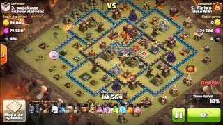 HoLoWiWi - Player marinaul - War 075 - 6 TH10 3 Stars against victory matters