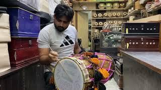 Prabhu Music House Dhol Makings New Stylist Dhol Wholesale Shop Rabab No 1 Dholi
