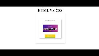 Html Vs Css File Upload And Privew