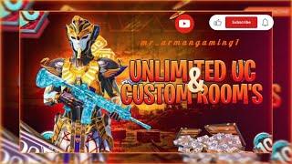 PUBG MOBILE CUSTOM ROOM UC GIVEAWAY