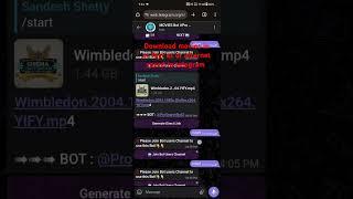 how to download movies as fast as internet speed in telegram