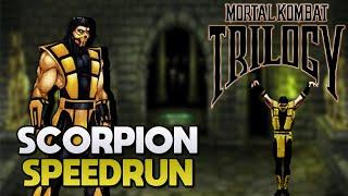 MORTAL KOMBAT TRILOGY  - SPEEDRUN COM SCORPION-  Live Shorts