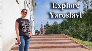 Along the Main Embankment of Yaroslavl! Explore Golden Ring with Different Russia / Part 3