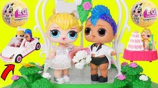 Punk Boi LOL Surprise Wedding with JOJO SIWA Get Married + Big Unicorn Luxes New Lil Brother Custom