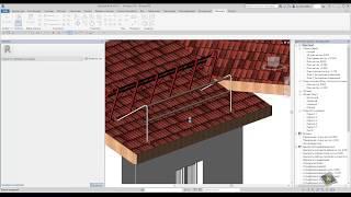 Autodesk Revit: Ограждение кровли (Условное выражение)