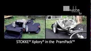 How to pack your STOKKE®  Stroller away using the PramPack™ Part One