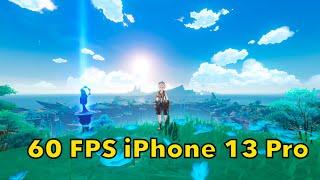 Genshin: 60FPS iPhone 13 Pro Test (direct upload - watch in 1080p60)