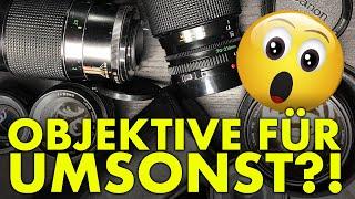 Objektive für Umsonst?! Alte Linsen an neuen Kameras! Objektiv - Adapter für kreative Fotografen.