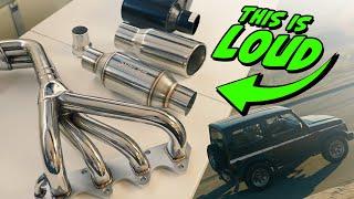 Exhaust Upgrade for Suzuki Samurai // FLASHARK RACING