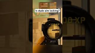 Is bro aim locking? #callofduty #cod #mw #modernwarfare #trending #fyp #fps #gaming #sniping #ps5