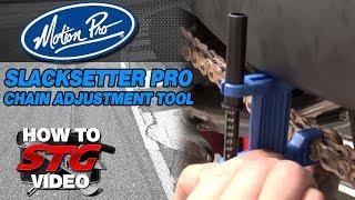 How To Use The Motion Pro Slacksetter Chain Adjustment Tool And Review | Sportbike Track Gear