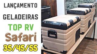 Lançamento  - Geladeira Top Rv Modelo Safari - Quadrivolt - Dual Zone com Bluetooth e Aplicativo