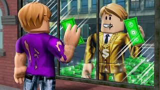 How A DOLLAR Turned Him Into A TRILLIONAIRE! (A Roblox Movie)