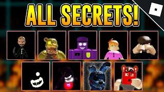 How to unlock ALL OF THE SECRET CHARACTERS & BADGES in AFTONS FAMILY DINER (2020!) | Roblox