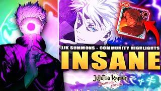 5 SSR IN MULTI?! GODLY JJK PULLS (COMMUNITY HIGHLIGHTS) in Jujutsu Kaisen Phantom Parade