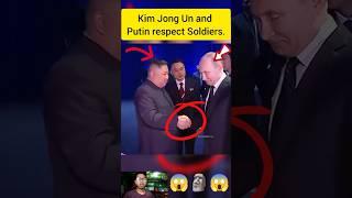 Kim Jong Un And Vladimir Putin Respect Solders  #respect #putin #sigma #bodyguard #russia #shorts