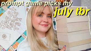 TBR GAME CHOOSES MY JULY TBR! july tbr prompt game