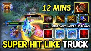 SUPER HIT LIKE A TRUCK CARRY Ursa With 12Mins BF Fast Farm Speed 100% Delete All | 7.37e DOTA 2