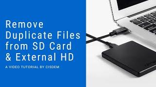 Easily Find and Remove Duplicate Files on External Hard Drive & SD Card