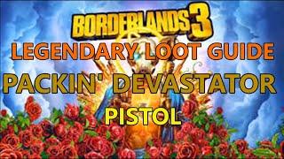 Borderlands 3, Legendary Loot Guide: Packin' Devastator Pistol