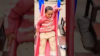 Enjoy dev slide #youtubeshorts #cutebaby #sweetdev#littledev