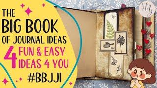 The BIG BOOK of Junk Journal Ideas | 4 New, Fun and Easy Ideas for Your Junk Journals