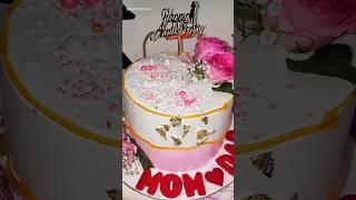 Mom-Dad️ anniversary‍️‍ cake #anniversary #momdad #anniversarycake  #shorts #ytshots #cake