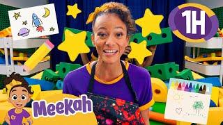 Meekah's Creative Rocket Games! | Educational Videos for Kids | Blippi and Meekah Kids TV