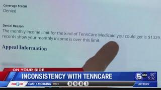 Inconsistency with TennCare