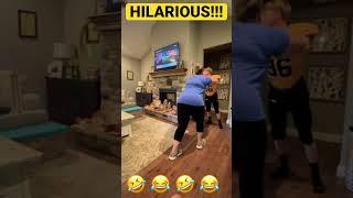 Mom showing her son how it’s done!  #shorts #funny #entertainment