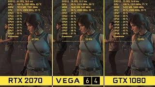 RTX 2070 vs Vega 64 vs GTX 1080 - 1440p BENCHMARKS