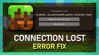 How To Fix “Connection Lost - Internal Exception java.net.socketexception” Minecraft Error