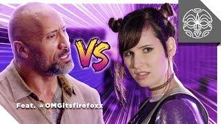 The Rock VS. OMGitsfirefoxx: Reality Quest