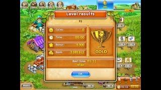 Farm Frenzy 3 only GOLD (level 93) playthrough Веселая ферма 3 (уровень 93) Золото