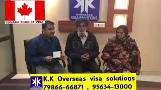 #K.K Overseas Visa solutions CANADA Tourist Visa