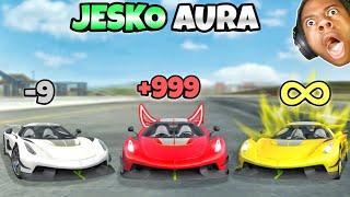 Koenigsegg Jesko Aura -9 VS Aura Infinity️ | Extreme Car Driving Simulator|