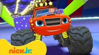 Blaze Goes on a Sleepy Nighttime Race! | Blaze and the Monster Machines Scene | Nick Jr.