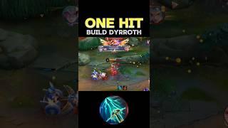  WATCH THIS - BEST BUILD DYRROTH 2024(ONE HIT) ~ MLBB  #mobilelegends #onehitbuild #dyrroth