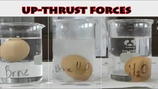 BSc UPTHRUST FORCE IN  LIQUIDS